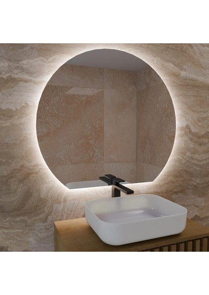Lunaris LED Ayna – Yuvarlak Modern Banyo Aynası