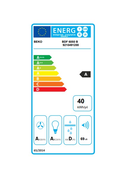 Bdf 6050 B Duvar Tipi Davlumbaz modelleri
