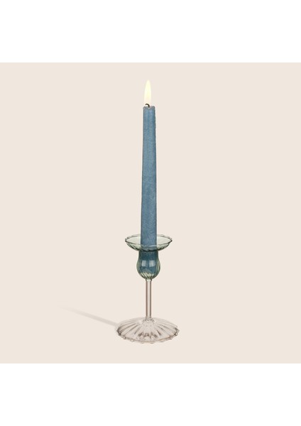 Henan Borosilikat Cam Şamdan 12 cm Yeşil fırsatları