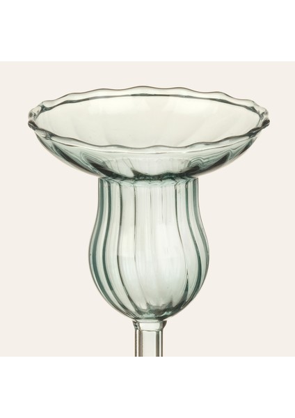 Henan Borosilikat Cam Şamdan 19 cm Yeşil fiyatları