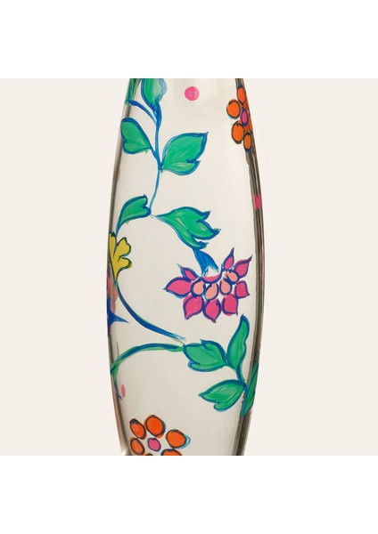 Henan Borosilikat Cam Şamdan 26 cm Mavi modelleri