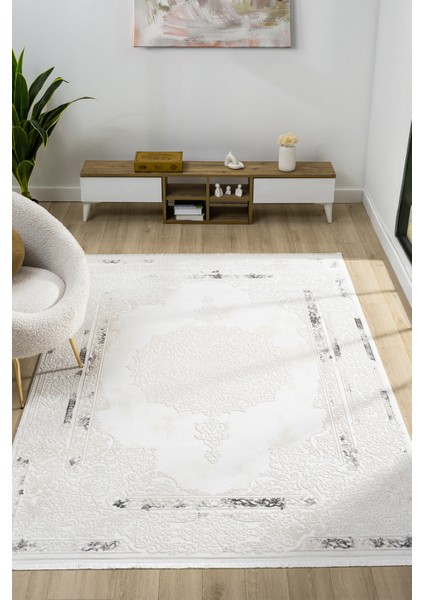 Vista Gri Halı Akrilik Halı Yumuşak Dokulu Salon Oturma Odası Yatak Odası Halısı 5122 fiyatları