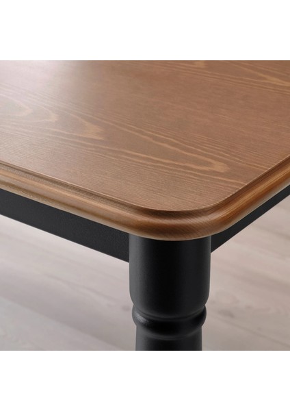Danderyd Mutfak Masası Çam Kaplama Siyah 130 x 80 Cm 4 Kişilik modelleri