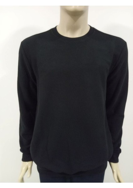 Erkek Kompak Sıfır Yaka Sweatshirt