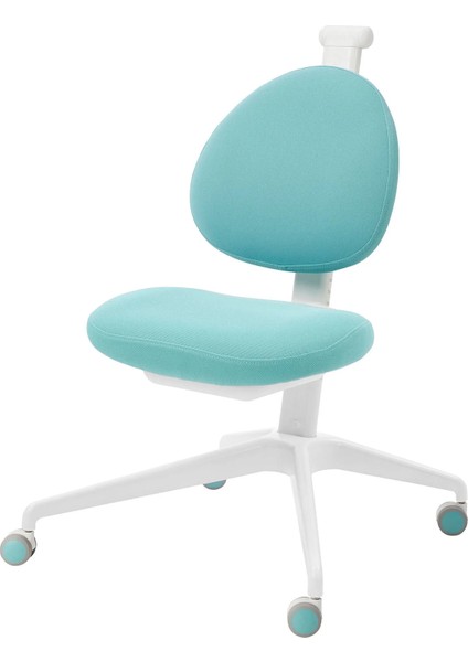 Mıcke Çocuk Çalışma Masası ve Sandalyesi Beyaz Turkuaz Dagnar