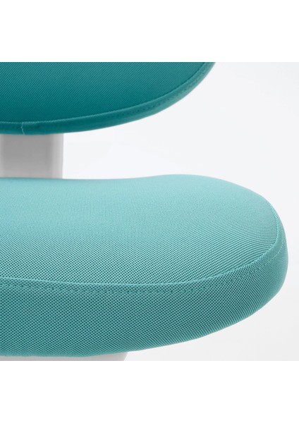 Mıcke Çocuk Çalışma Masası ve Sandalyesi Beyaz Turkuaz Dagnar