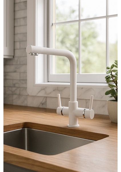 3 Yollu Arıtma Mutfak Eviye Bataryası Arıtmalı - 5 Yıl Garantili fiyatları