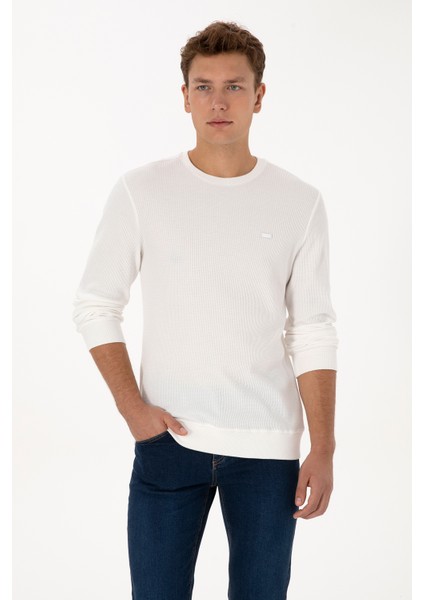 Erkek Ekru Sweatshirt 50316390-VR184
