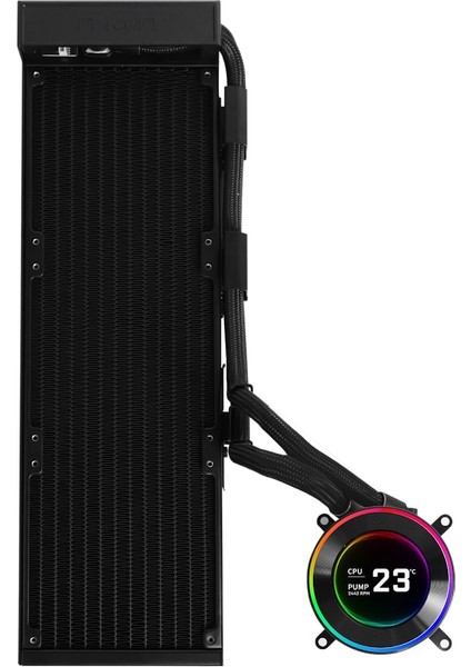 Hydro-Shift Iı Lcd-C 360 Siyah Fansız Işlemcı Sıvı Soğutucu (G89.GHS2LCD36B.00)