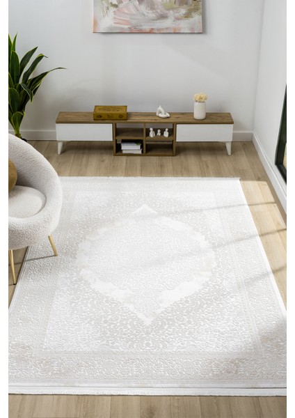 Vista Bej Halı Akrilik Halı Yumuşak Dokulu Salon Oturma Odası Yatak Odası Halısı 5121 fiyatları