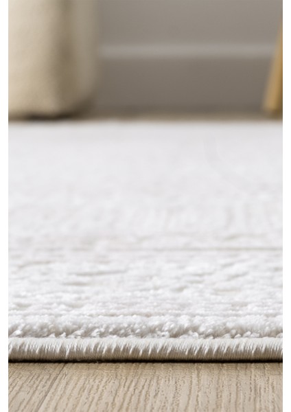 Vista Krem Halı Akrilik Halı Yumuşak Dokulu Salon Oturma Odası Yatak Odası Halısı 5122 fırsatları