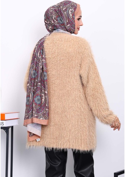 Vizon Uzun Angora Yumoş Triko Hırka fırsatları