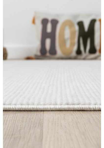 Vista Krem Halı Akrilik Halı Yumuşak Dokulu Salon Oturma Odası Yatak Odası Halısı 5119 fırsatları