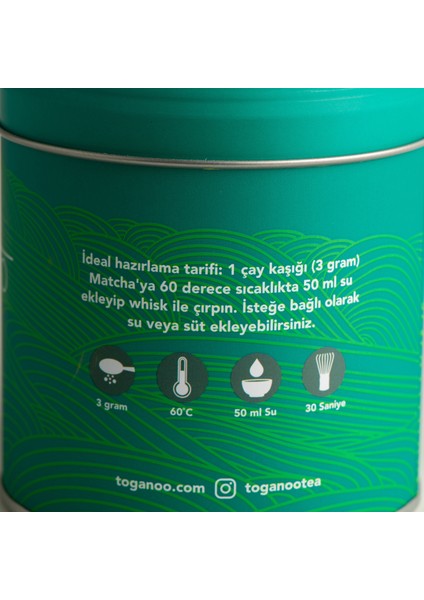 Matcha Regular Japon Yeşil Çay Tozu 50 gr fırsatları