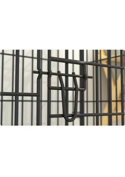 Katlanabilir Metal Hayvan Kafesi 60X43X51
