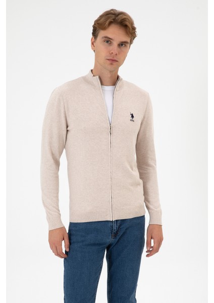 Erkek Taş Melanj Hırka (Triko) 50313684-VR225