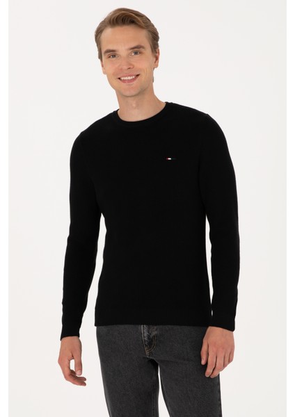 Erkek Siyah Kazak /triko 50313667-VR046