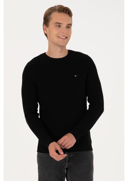 Erkek Siyah Kazak /triko 50313667-VR046 modelleri