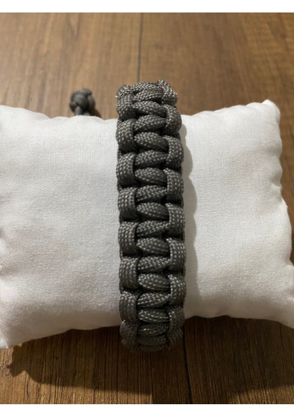 Gri Paracord Bileklik modelleri