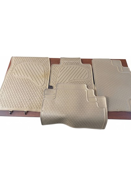 Honda Vtec 2001-2006 Model Uyumlu Bej Renkli Kauçuk Paspas modelleri