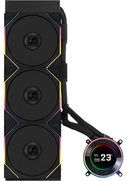 Hydro-Shift Iı Lcd-C 360TL Siyah Işlemci Sıvı Soğutucu (G89.GHS2LCD36TB.00)