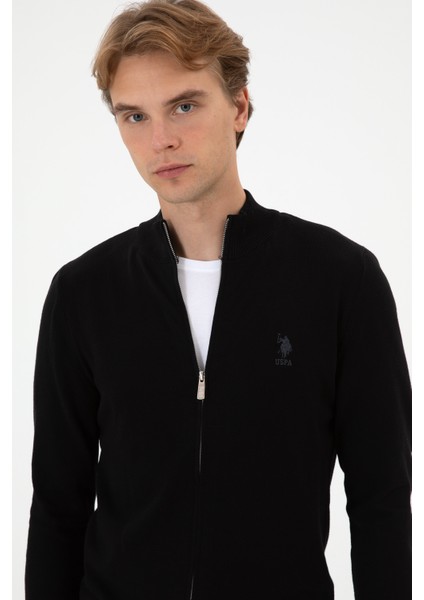 Erkek Siyah Hırka (Triko) 50313684-VR046 fiyatları