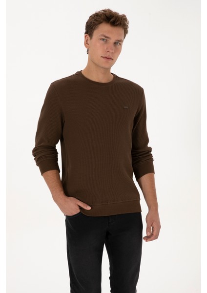 Erkek Kahverengi Sweatshirt 50316390-VR029