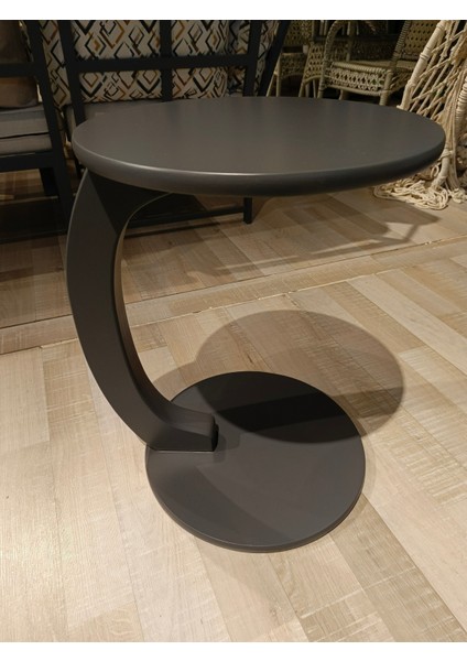 Tekerlekli Yan C Sehpa Antrasit Sehpa indirimleri