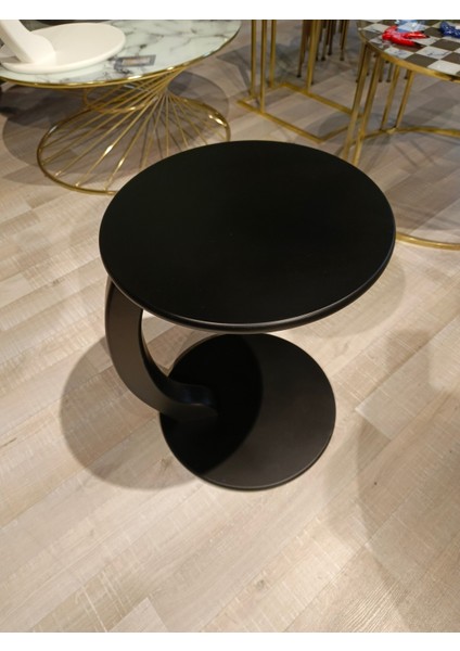 Tekerlekli Yan C Sehpa Koltuk sehpası Siyah sehpa fiyatları