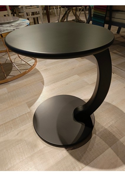 Tekerlekli Yan C Sehpa Koltuk sehpası Siyah sehpa fırsatları