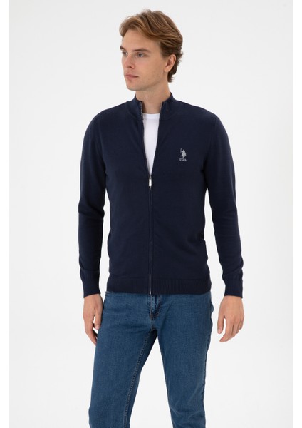 Erkek Lacivert Hırka (Triko) 50313684-VR033 modelleri