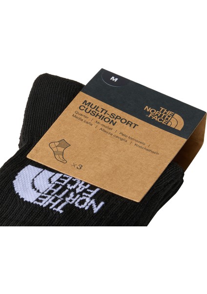 Multi Sport Cush Quarter Sock 3P Unisex Çorap