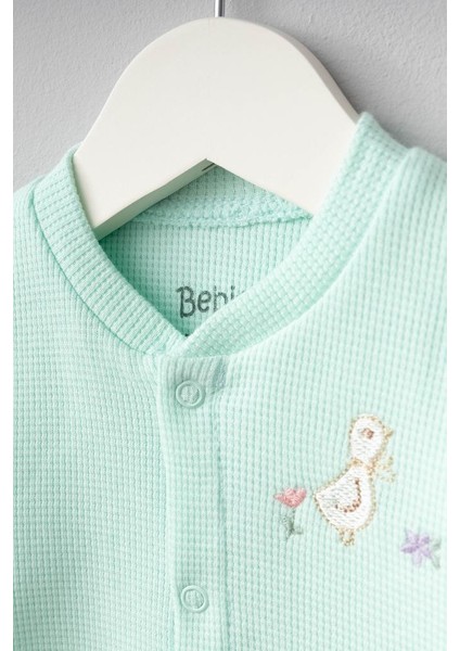 %100 Pamuk Sevimli Hayvanlar Desenli 5 Parça Hastane Çıkışı Yenidoğan Zıbın Seti BBTF.SYSL.20120 modelleri