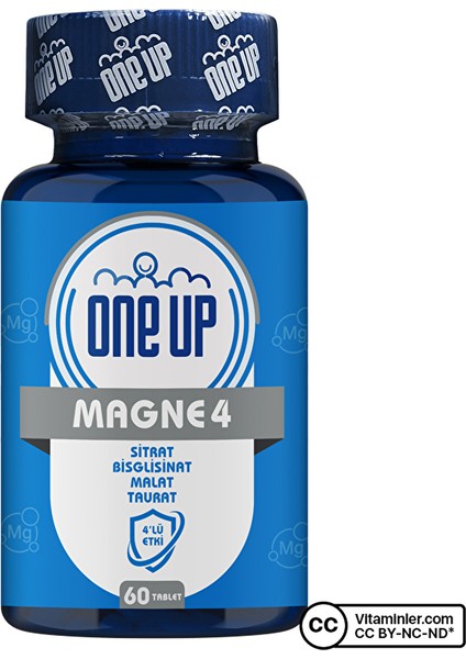 Magne4 4'lü Etki Magnezyum Kompleks 60 Tablet