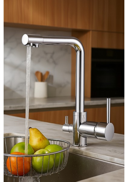 3 Yollu Arıtma Mutfak Eviye Bataryası Arıtmalı - 5 Yıl Garantili fiyatları