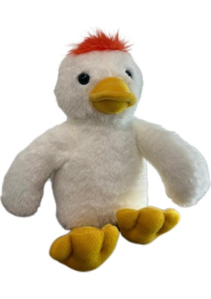 Peluş Ördek Oyuncak Beyaz 30 cm