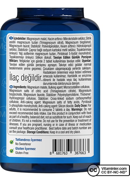 Magne4 4'lü Etki Magnezyum Kompleks 60 Tablet fırsatları