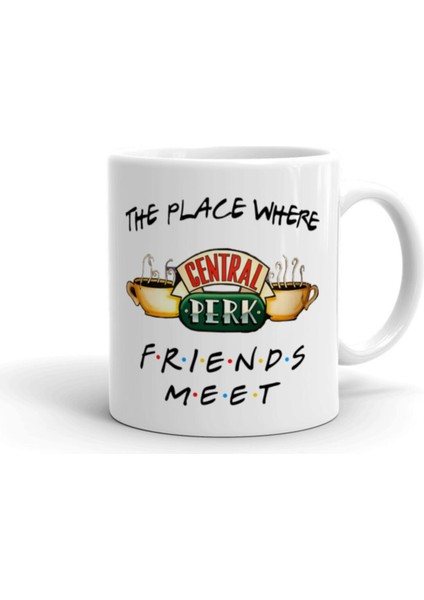 Friends Central Perk Porselen Seramik Kupa Bardak