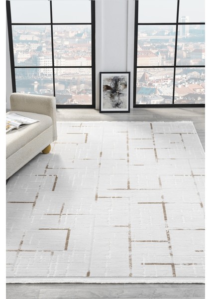 Vista Kahve Halı Akrilik Halı Yumuşak Dokulu Salon Oturma Odası Yatak Odası Halısı 5118 fiyatları