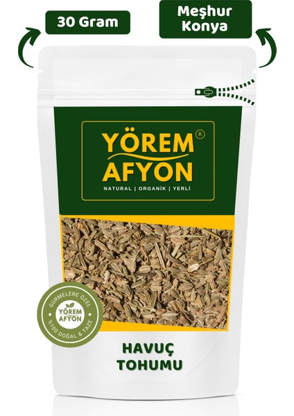 Yörem Afyon Konya Yöresinden Yöresel Tarım Hasadı Gdo’suz Çimlendirilebilir Havuç Tohumu (Daucus Carota) | 30GR.