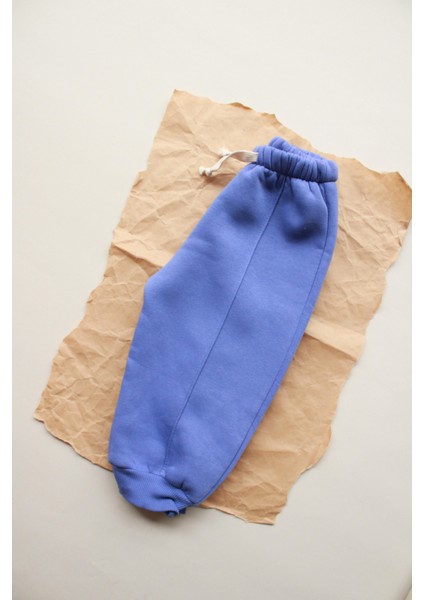 Leylak Polarlı Eşofman Altı