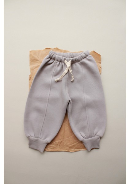 Gri Polarlı Eşofman Altı