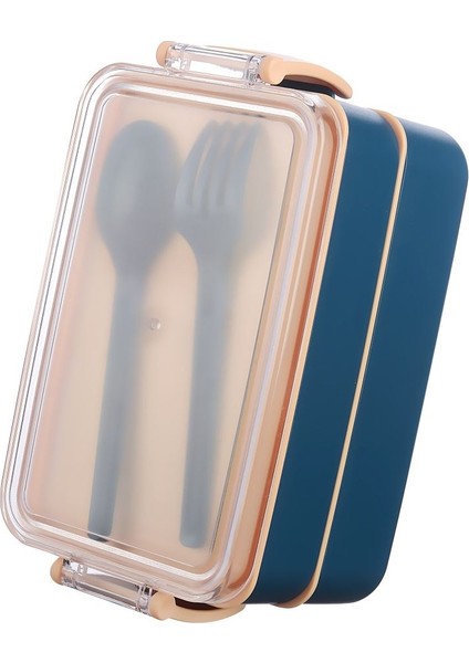 Fely Çatal Kaşıklı Çift Katlı Beslenme Kabı - Toplam 900 ml (400 ml ve 500 Ml) fiyatları