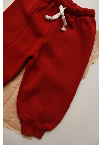 Bordo Polarlı Eşofman Altı fiyatları