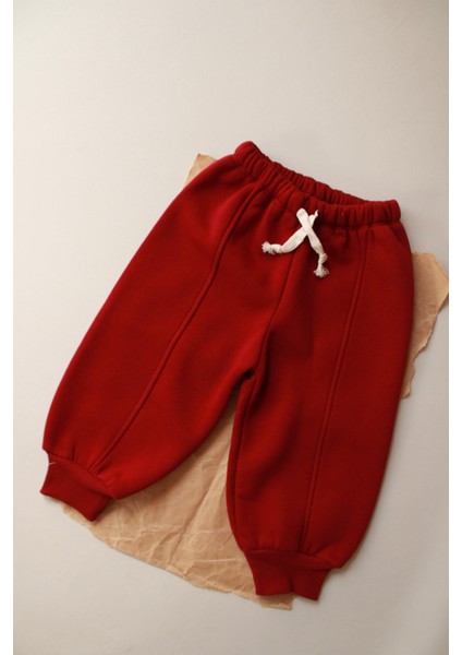 Bordo Polarlı Eşofman Altı indirimleri