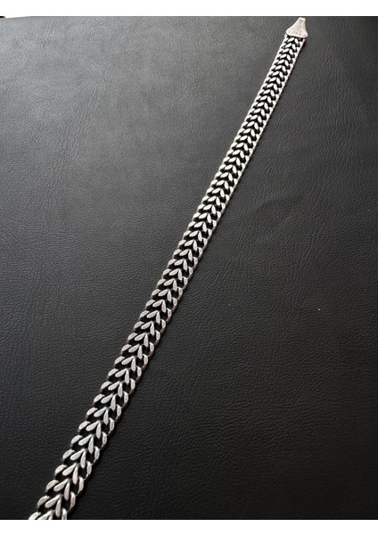7 mm 22 cm Hasır Model Erkek Gümüş Bileklik fiyatları