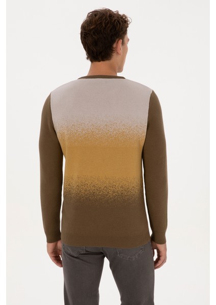 Erkek Haki Kazak /triko 50314985-VR027 indirimleri