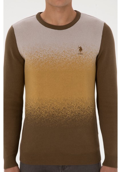 Erkek Haki Kazak /triko 50314985-VR027