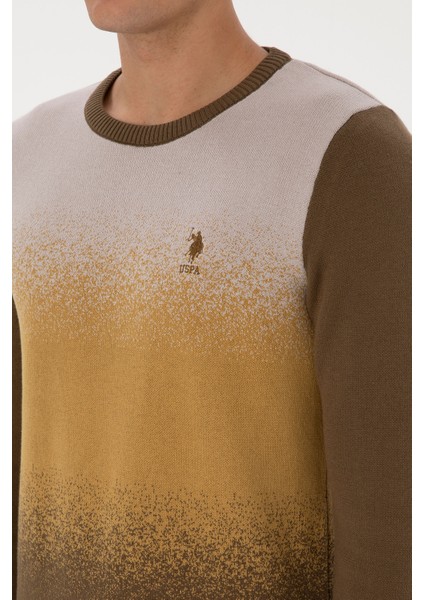 Erkek Haki Kazak /triko 50314985-VR027