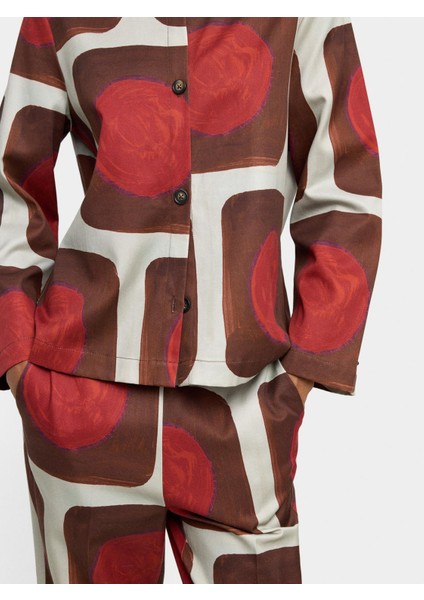 Baskılı Lyocell ve Pamuk Içerikli Gömlek fırsatları